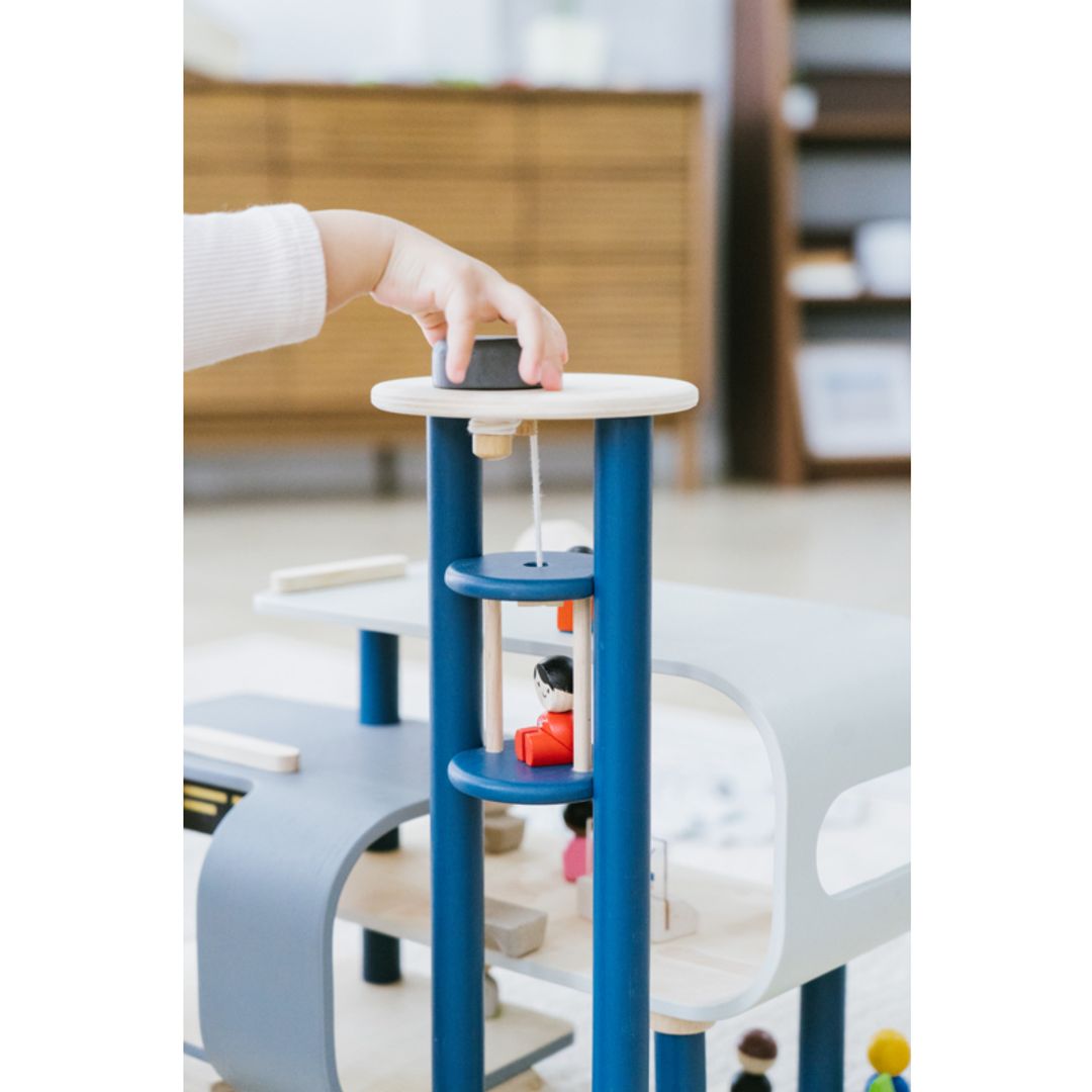 Wooden Toy - Central Station - Car Playset