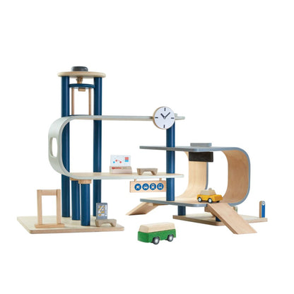 Wooden Toy - Central Station - Car Playset