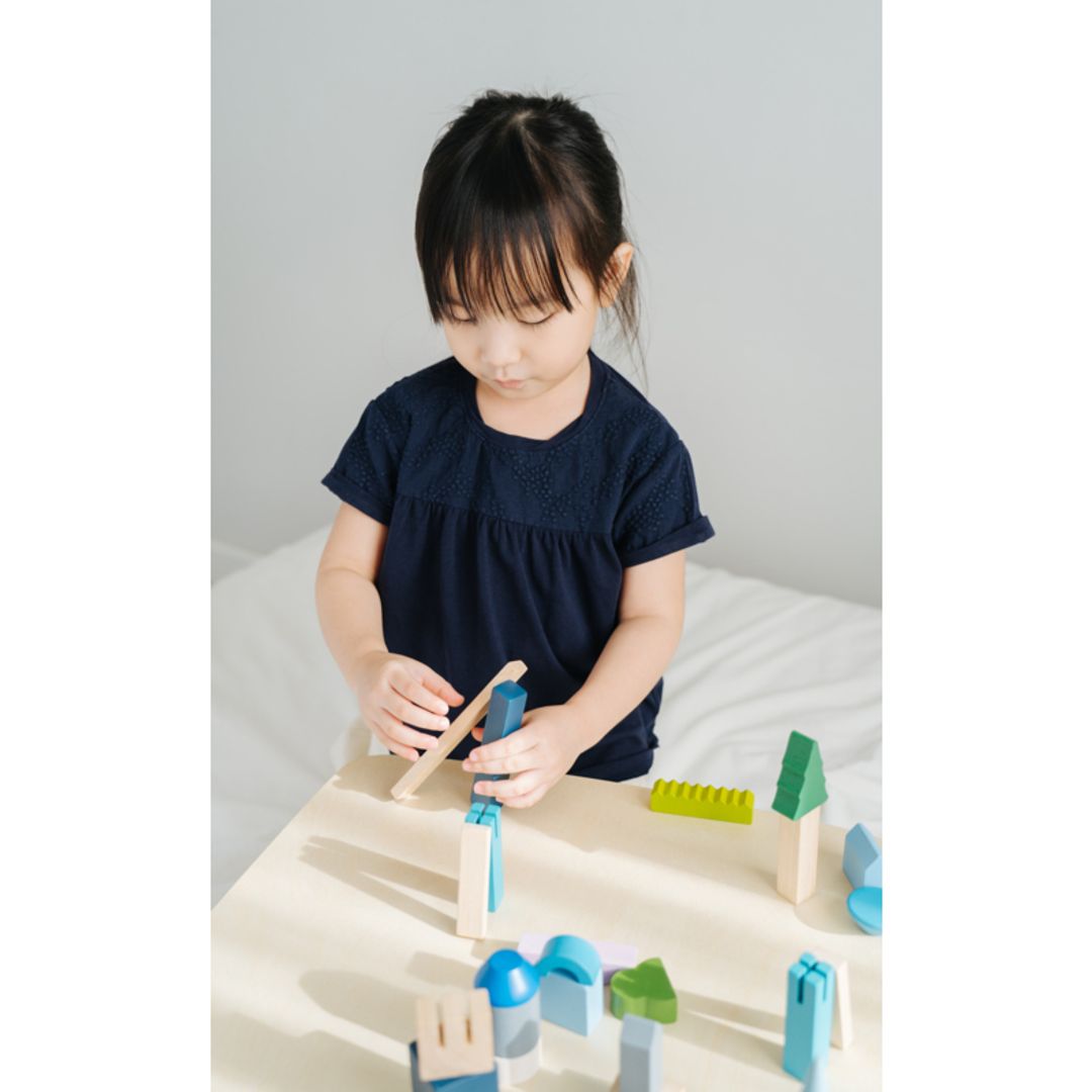 Urban City Wooden Toy Blocks