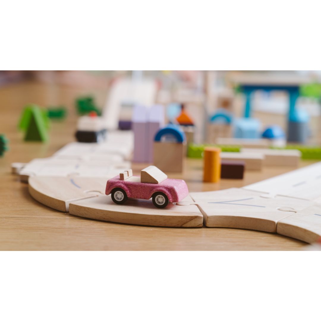 Wooden Toy Vehicle Set