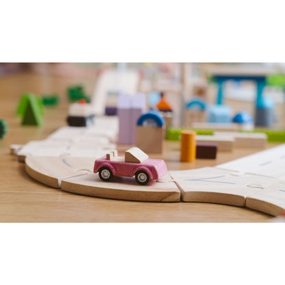 Wooden Toy Vehicle Set