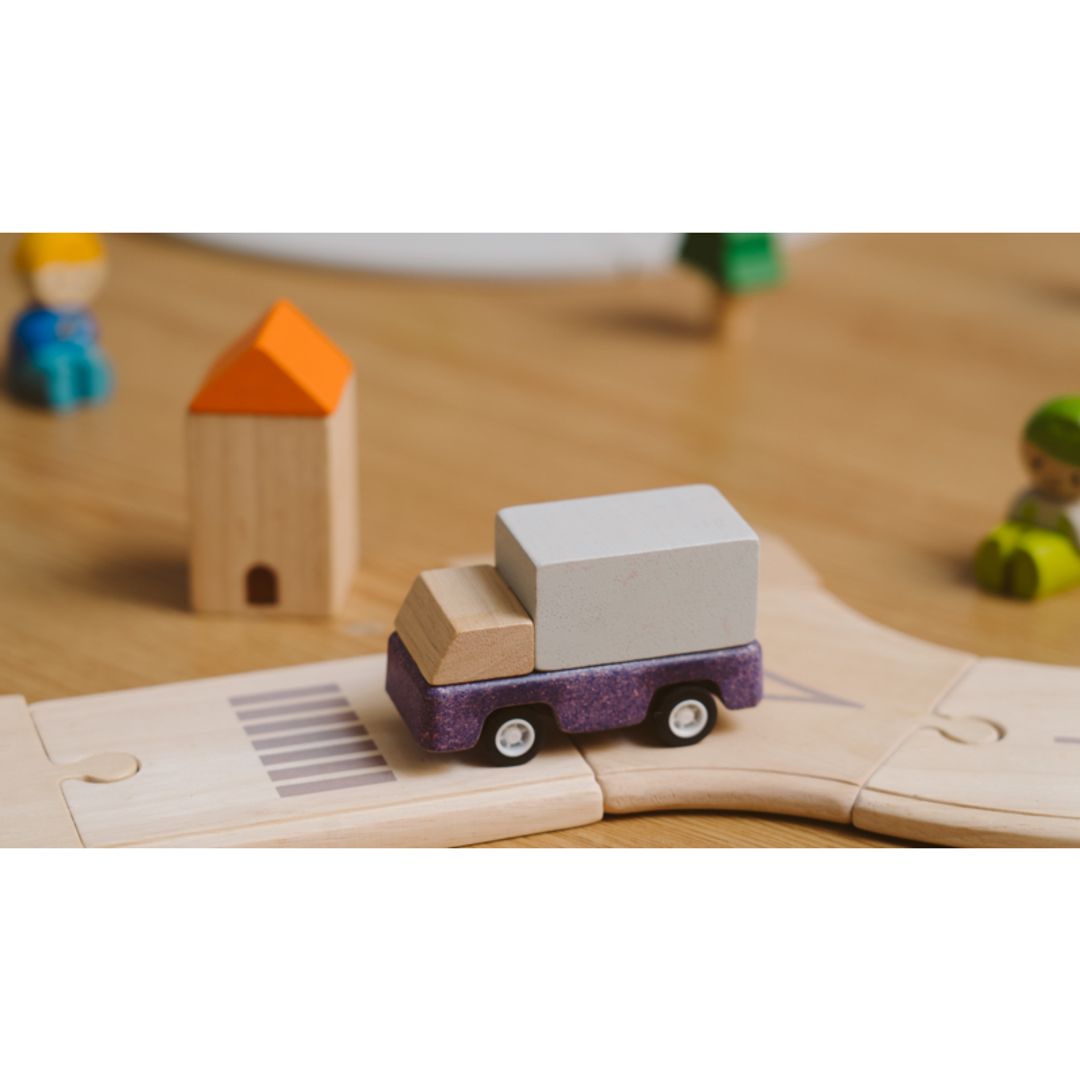 Wooden Toy Vehicle Set