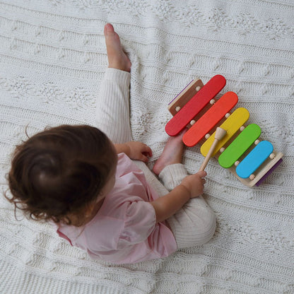 Wooden Toy Oval Xylophone