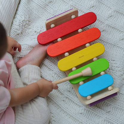 Wooden Toy Oval Xylophone
