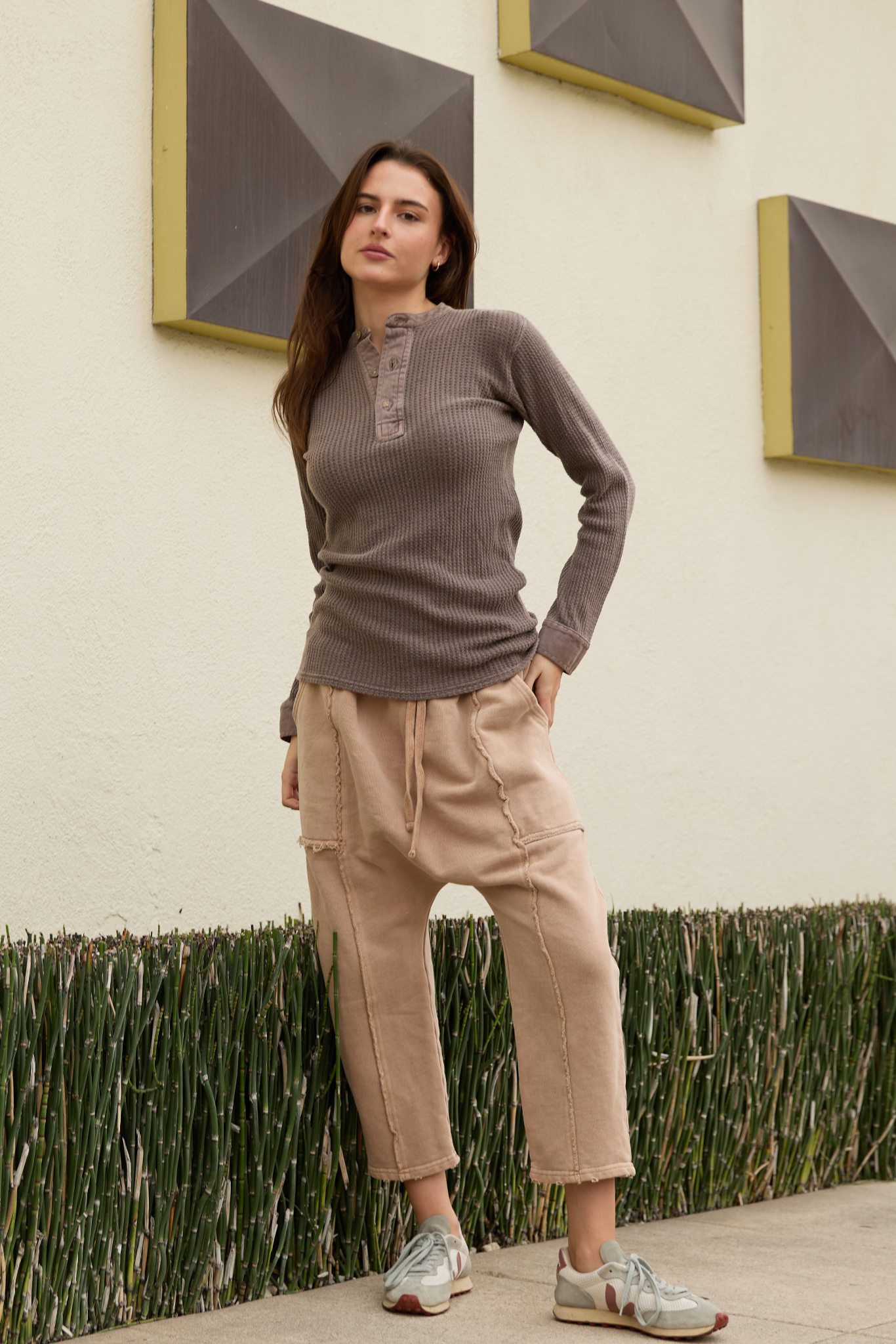 Women's Bay Waffle Top