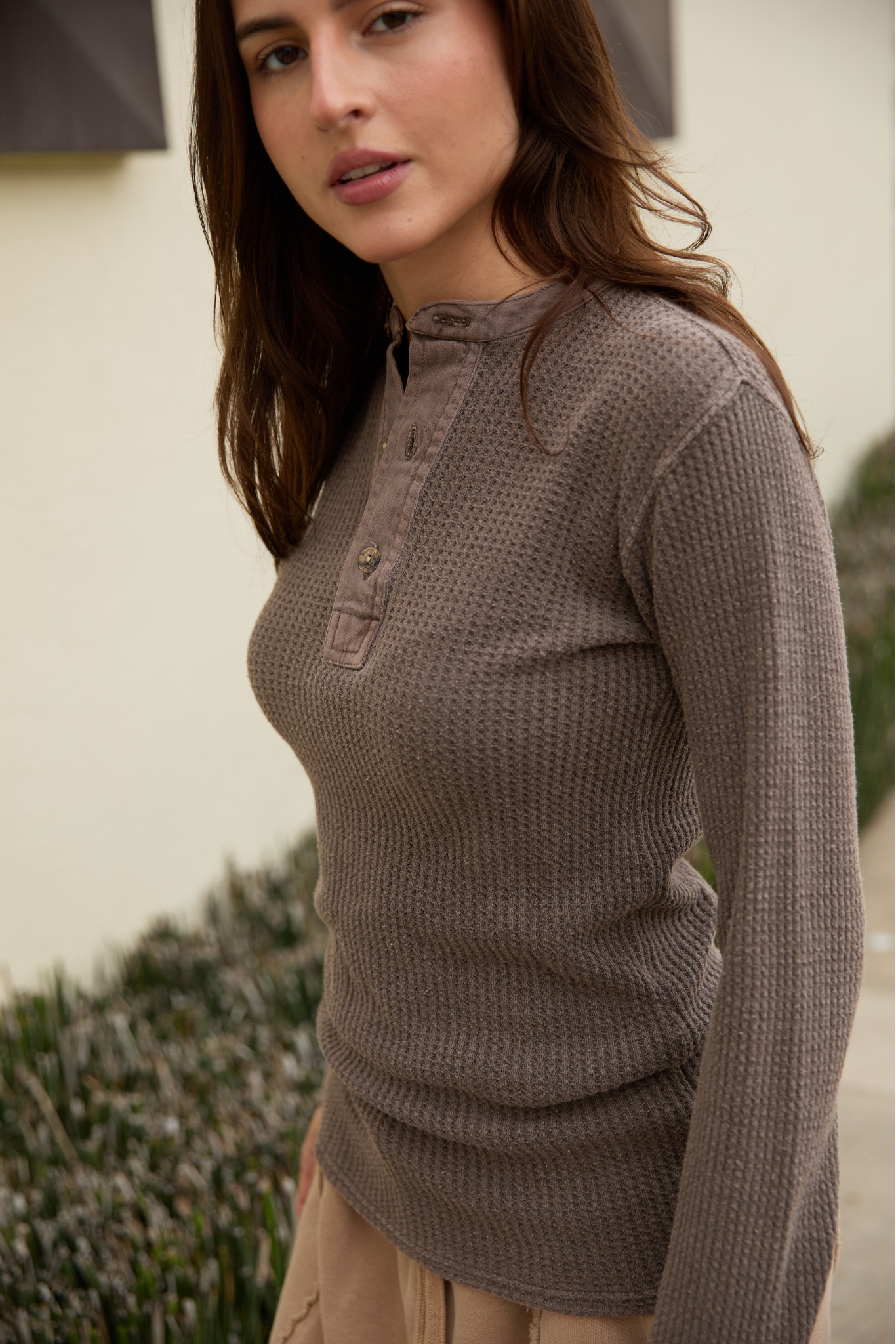 Women's Bay Waffle Top