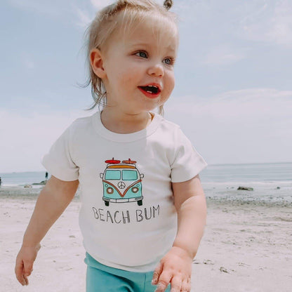Organic Toddler Graphic Tee - Beach Bum