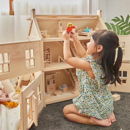 Wooden Victorian Dollhouse