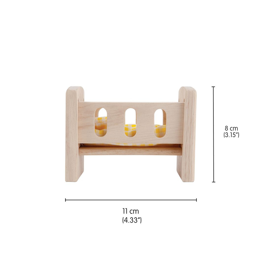 Miniature Nursery Set for Dollhouse - Pretend Play