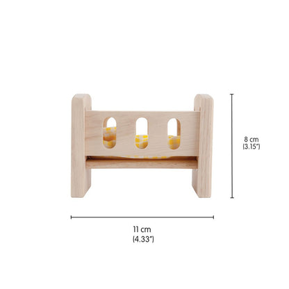 Miniature Nursery Set for Dollhouse - Pretend Play