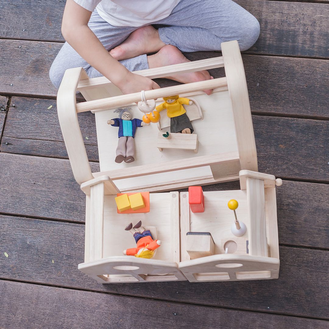 Slide N Go Wooden Dollhouse