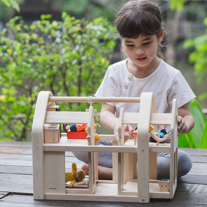 Slide N Go Wooden Dollhouse