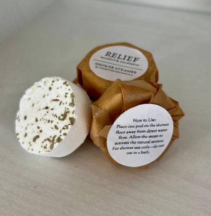Menthol & Eucalyptus Botanical Shower Steamer - Relief