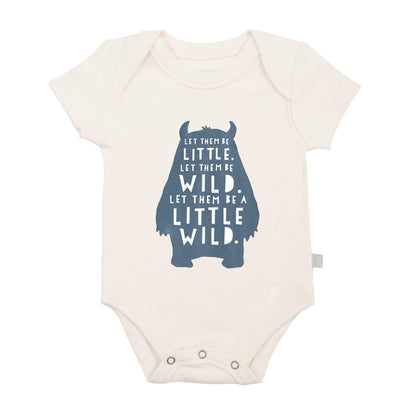 Organic Baby Graphic Bodysuit - Wild Child