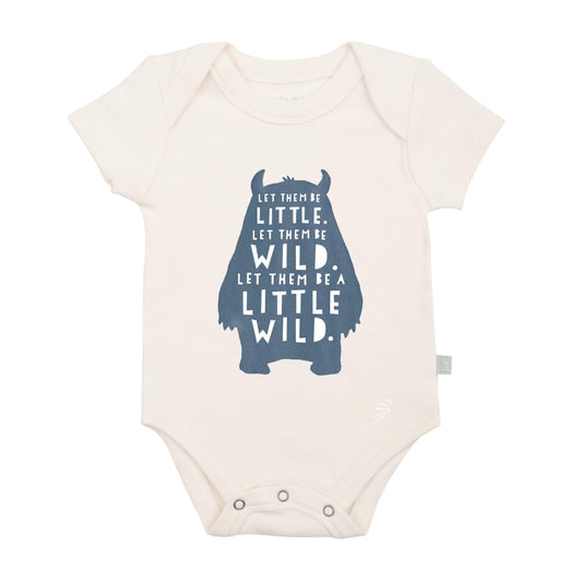 Organic Baby Graphic Bodysuit - Wild Child
