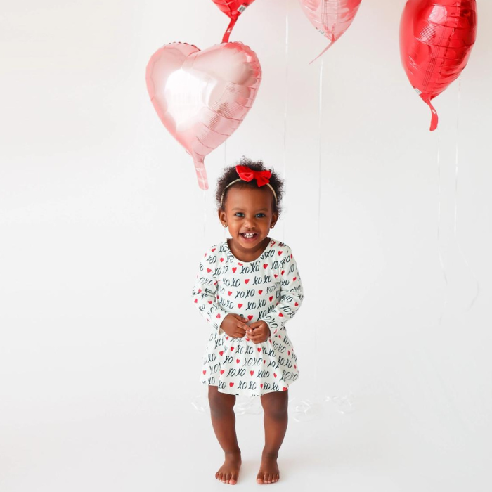 Organic Baby & Toddler Dress - XOXO