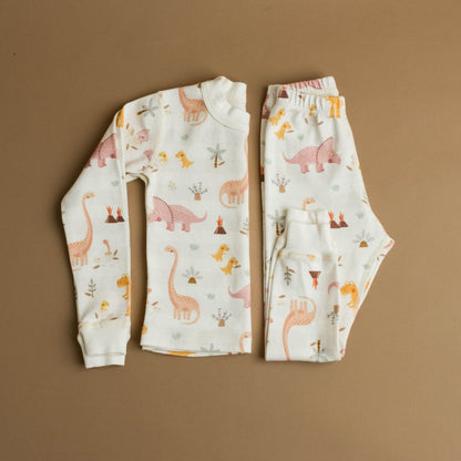 Rose Dino Family Organic Cotton Pajamas