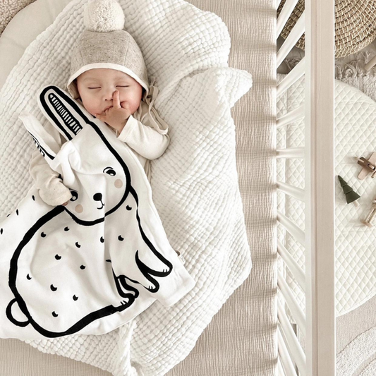 Organic Baby Bunny Snuggle Blanket