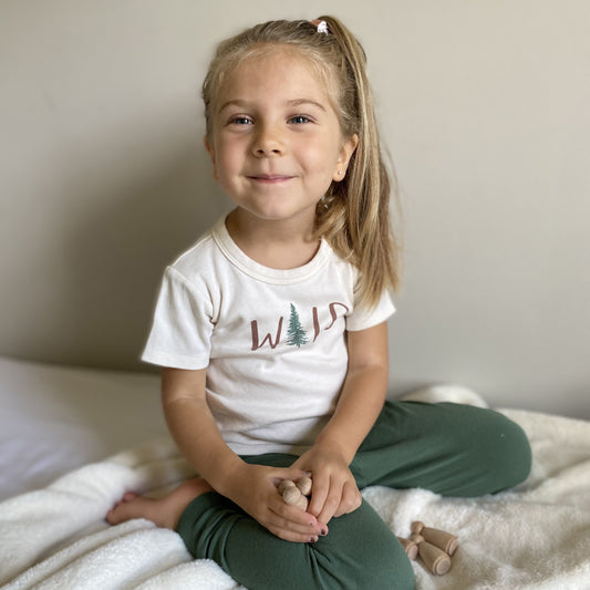 Organic Toddler Gaphic Tee - Wild