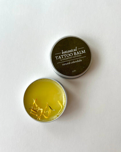 Botanical Tattoo Balm - Calendula Salve: Calendula + Lavender