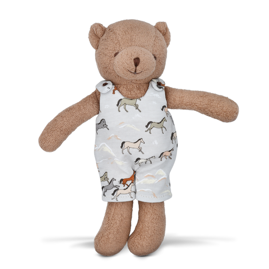 Organic Cotton Little Bear Plush - Wild Horses