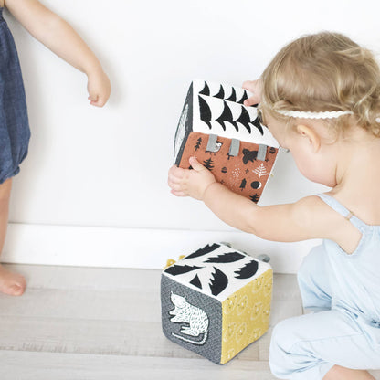Organic Soft Block Baby Toy - Jungle