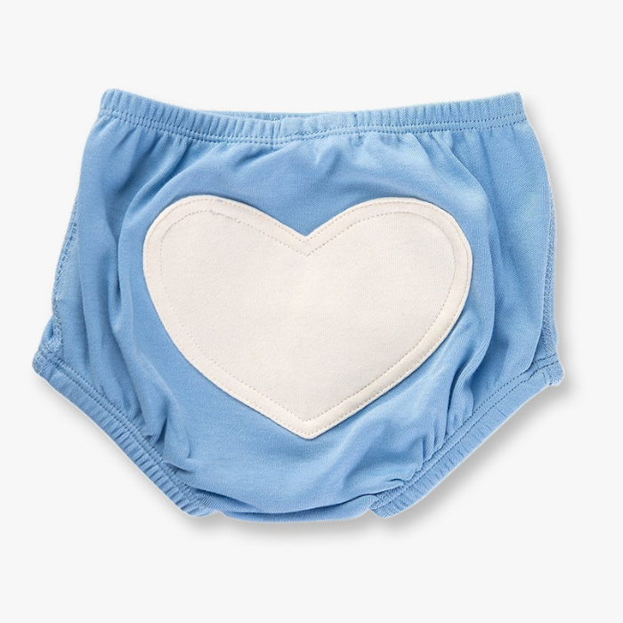 Organic Baby Bloomers - Blue