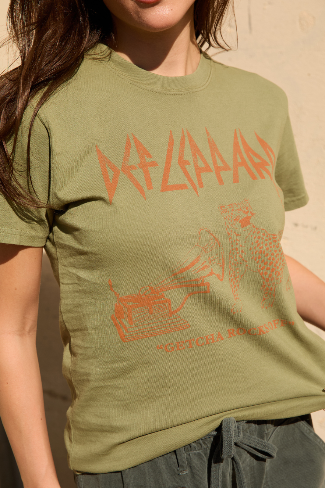 Women's Organic Def Leppard "Getcha Rocks Off" Tee
