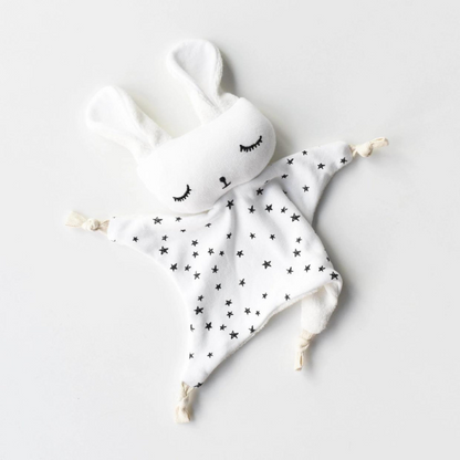 Organic Baby Toy Cuddle Bunny - Stars