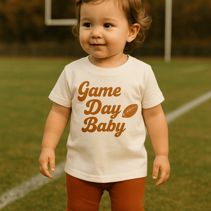 Organic Toddler Graphic Tee - Game Day Baby