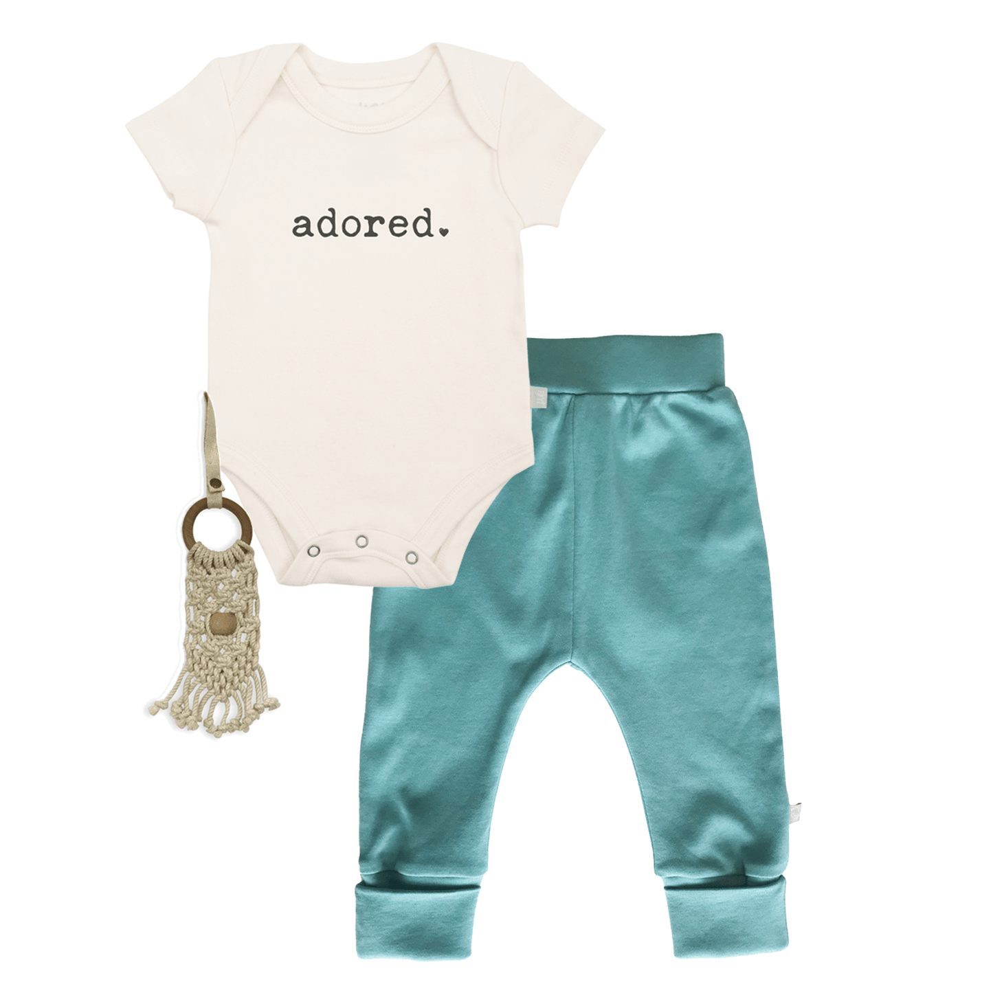 3pc Organic Baby Gift Set - Adored