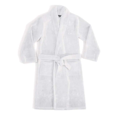 Adults Unisex Organic Cotton Velour Bathrobe