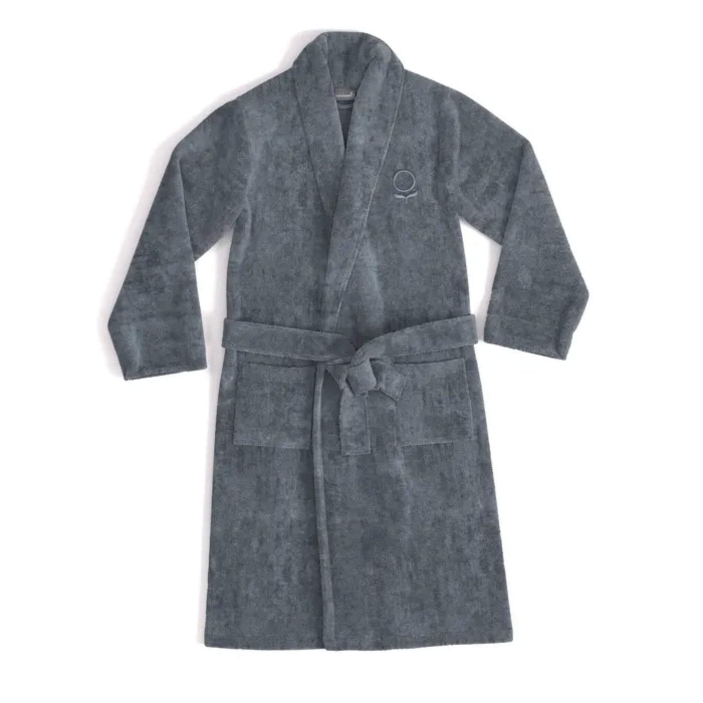 Adults Unisex Organic Cotton Velour Bathrobe