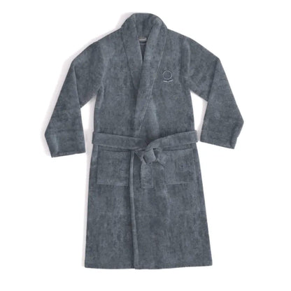 Adults Unisex Organic Cotton Velour Bathrobe