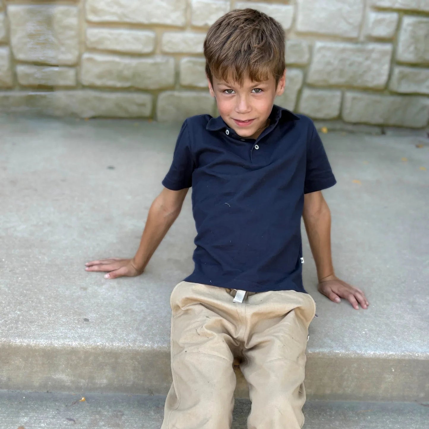 Organic Kids Alex Polo T-shirt