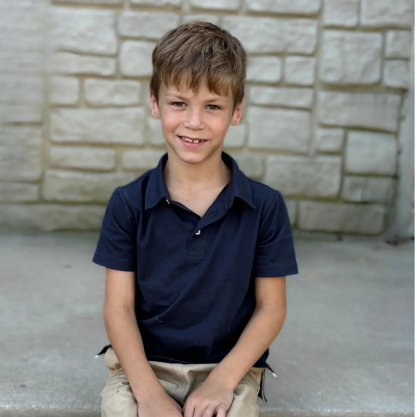 Organic Kids Alex Polo T-shirt
