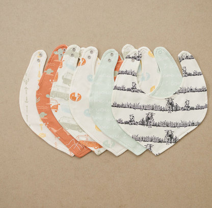 Organic Baby Bib - Boho Floral