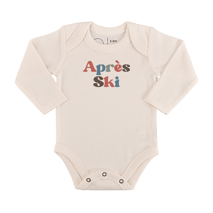 Organic Baby Long Sleeve Graphic Bodysuit - Apres Ski