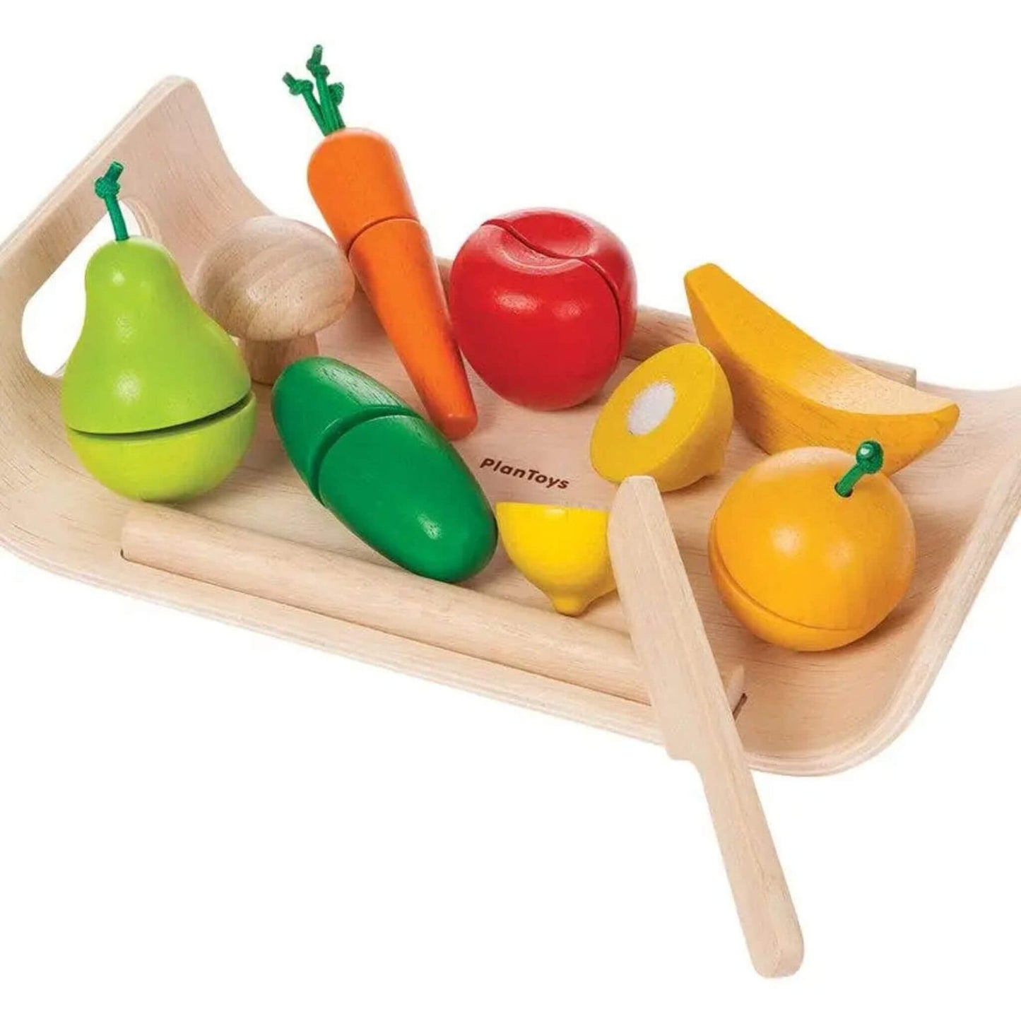 Assorted Fruit & Vegetable Wood Toy for Toddlers