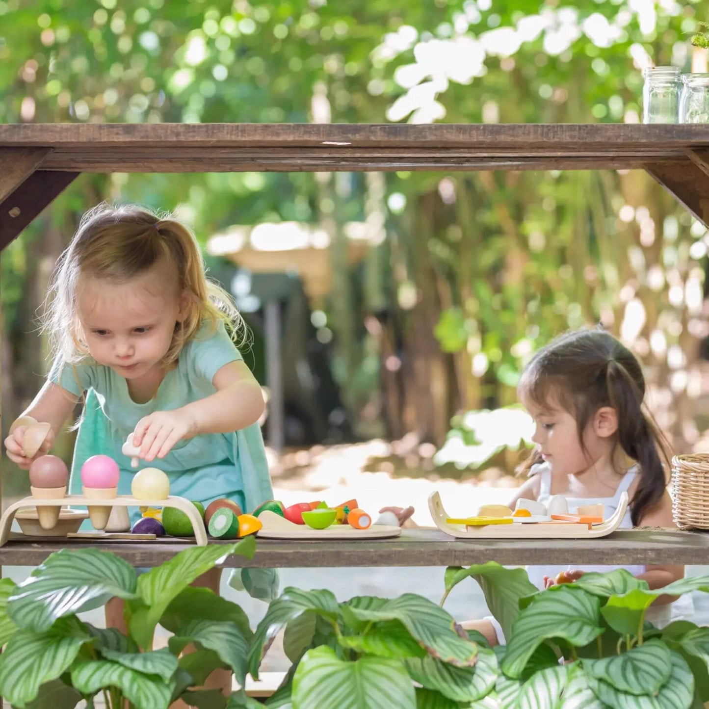 Assorted Fruit & Vegetable Wood Toy for Toddlers