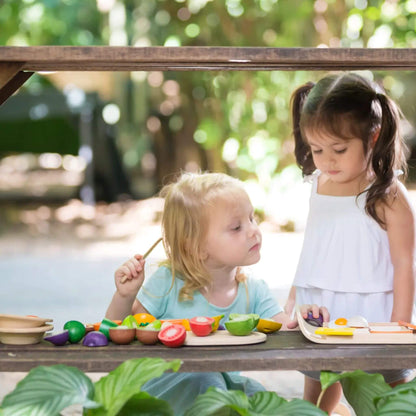 Assorted Fruit & Vegetable Wood Toy for Toddlers