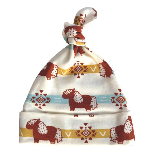 GOTS Certified Organic Cotton Hat - Aztec Pony