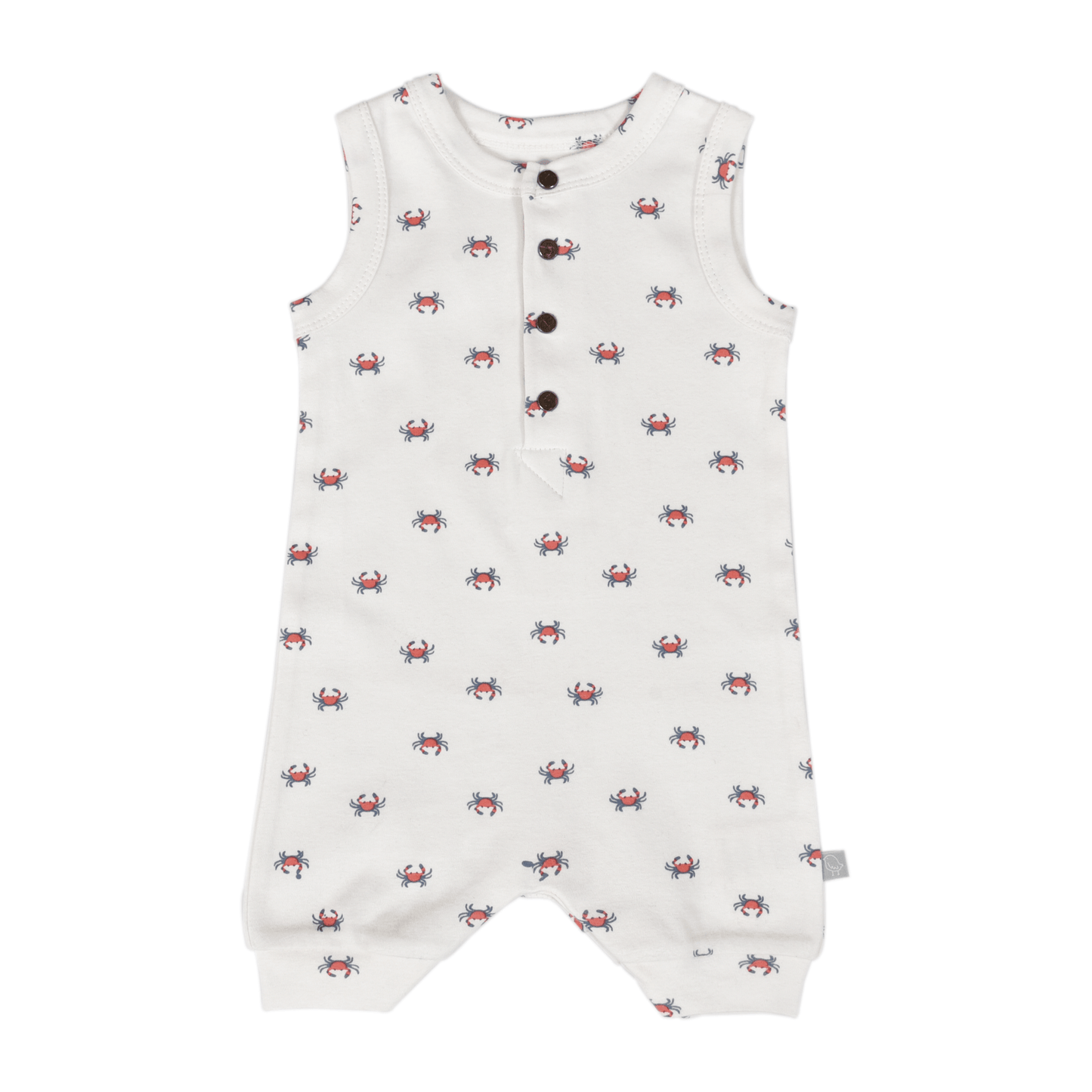 Organic Baby Tank Romper - Crab