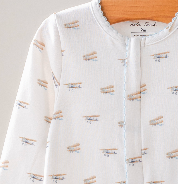 Just Plane Cute Organic Cotton Baby Sleeper