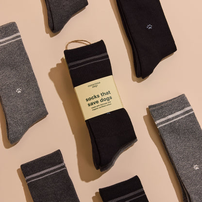 Comfort Crew Adult Socks that Save Dogs