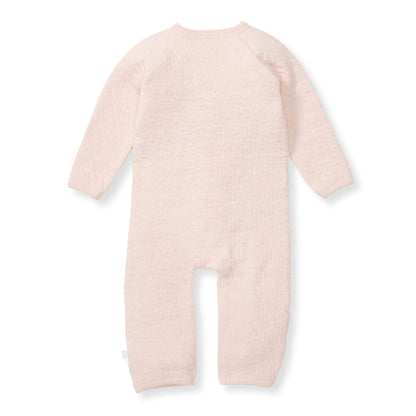 Baby Girl Organic Quilted Jumpsuit - Ranunculus