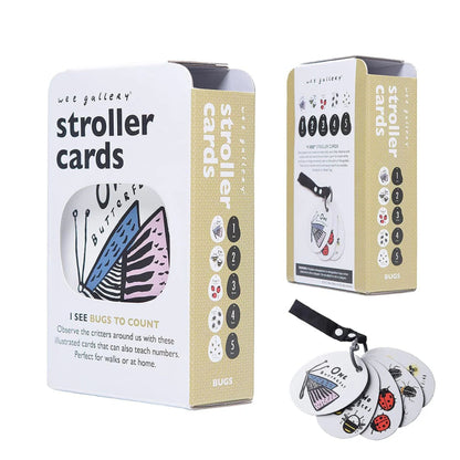 Baby & Toddler Stroller Cards Activity - I See Bugs to Count