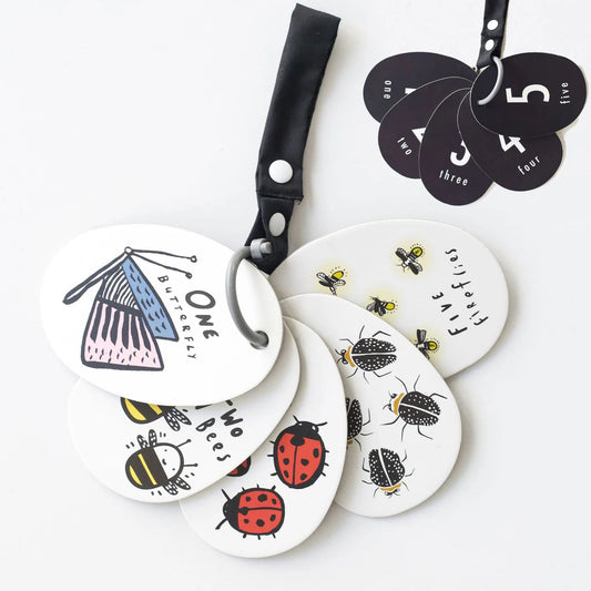 Baby & Toddler Stroller Cards Activity - I See Bugs to Count