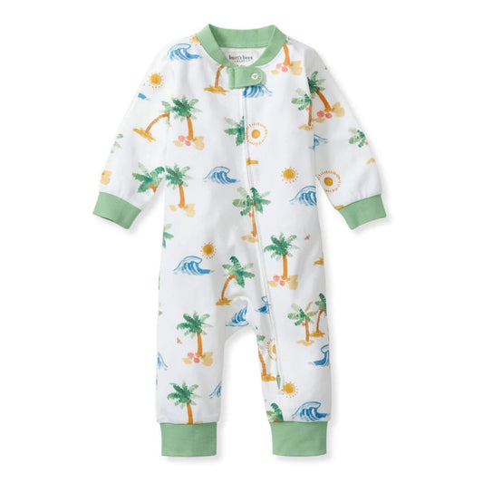 Beachy Palms Organic Cotton Baby Sleep & Play