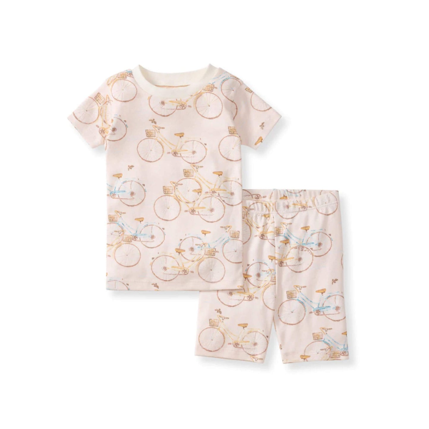 Bicycles Organic Toddler & Kid Short Sleeve PJ Set
